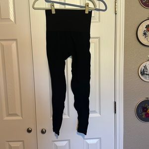 Black tummy control leggings